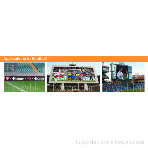 Waterprooof P20 Football Full Color LED Display Photoes